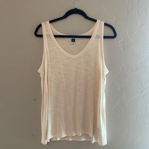 Cream old navy tank top